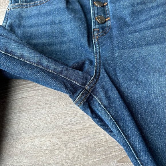 Everlane The Vintage Skinny Ankle Jeans Button Fly Raw Hem - Picture 10 of 16